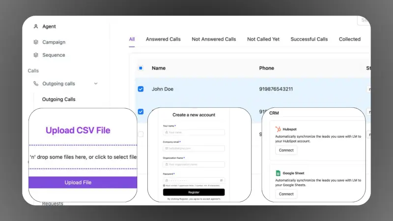 Agentel Conversational AI screenshot