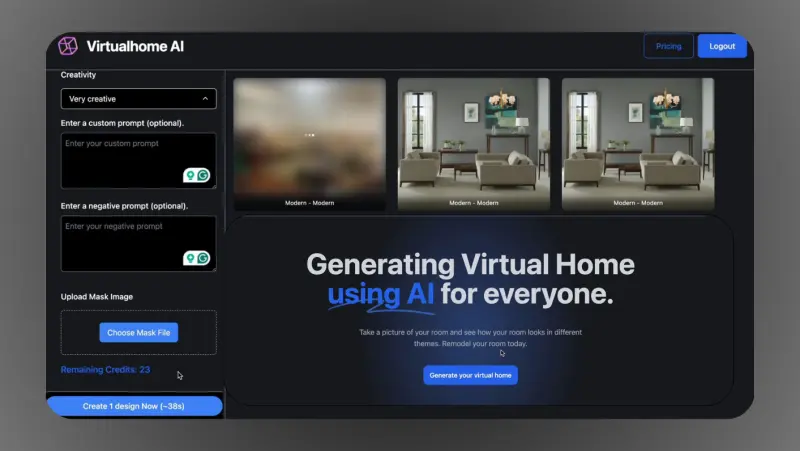 Virtual Home AI screenshot